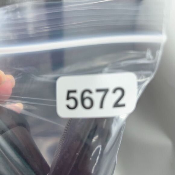 AGL Italy Women's Pump Size 41 11 Cap Toe Block Heel Low Heel Black Leather - Picture 11 of 11